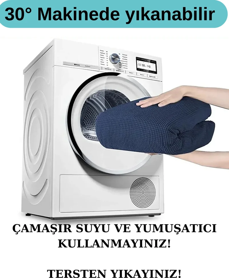 هيتجاه Bürümcük Skirtless Elastic Flexible Washable L Corner Sofa, Sofa, Sofa Bed Cover