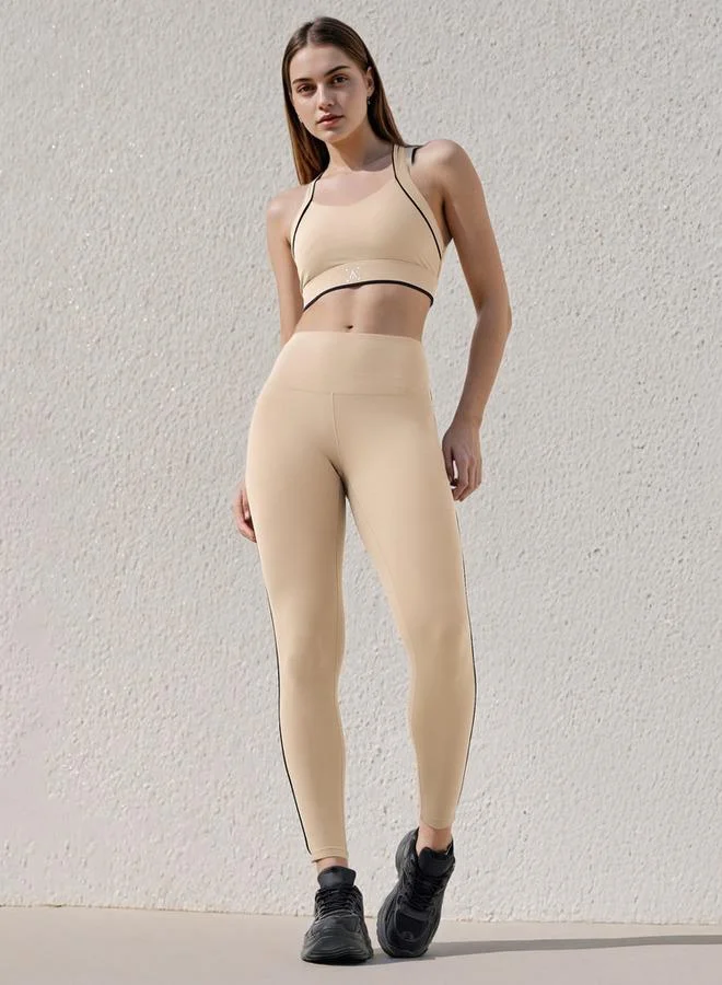 ADOT by Splash Contrast Piping Detail Leggings