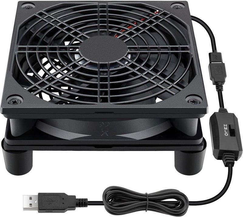 120mm USB Cooling Case Fan for Electronics and Gaming Consoles - Image 1