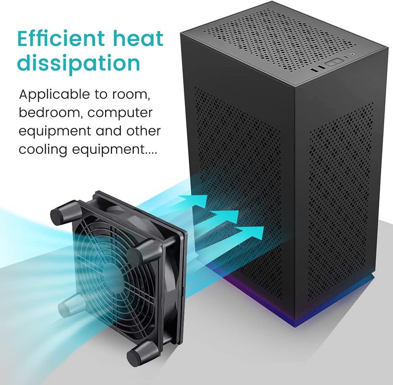 120mm USB Cooling Case Fan for Electronics and Gaming Consoles - Image 3