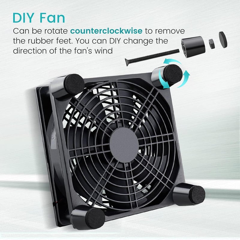 120mm USB Cooling Case Fan for Electronics and Gaming Consoles - Image 4