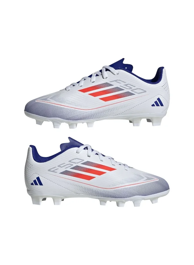 Adidas F50 Club Fxg J White Football Shoes 10K