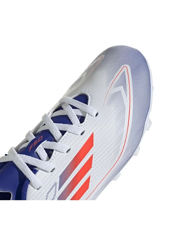 Adidas F50 Club Fxg J White Football Shoes 10K