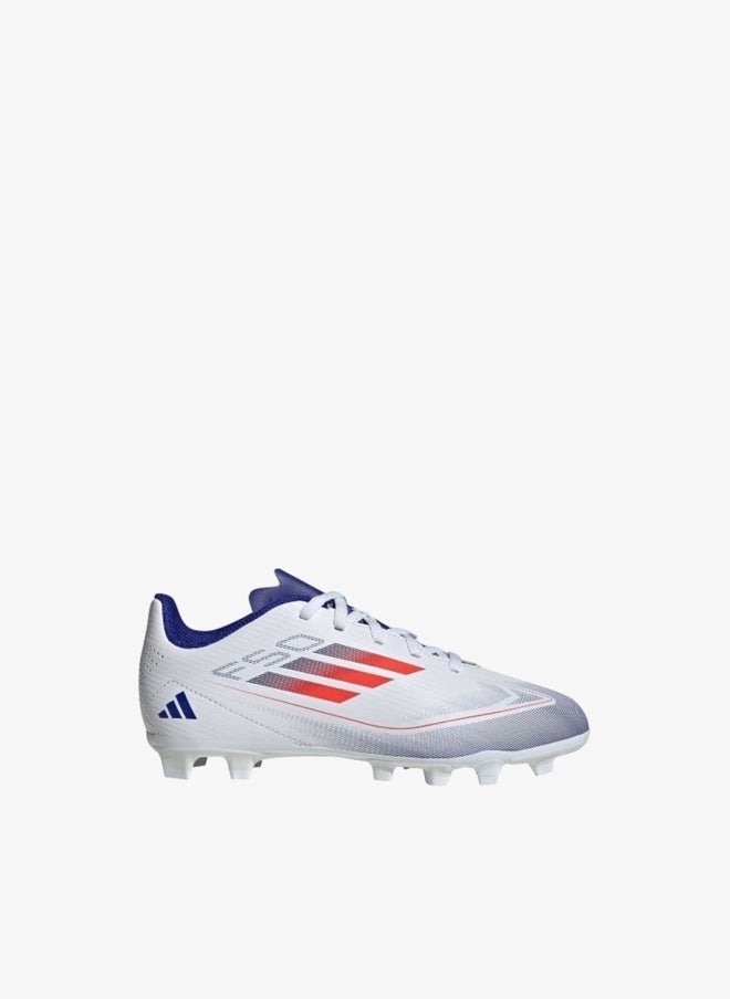 Adidas F50 Club Fxg J White Football Shoes 10K - Image 1