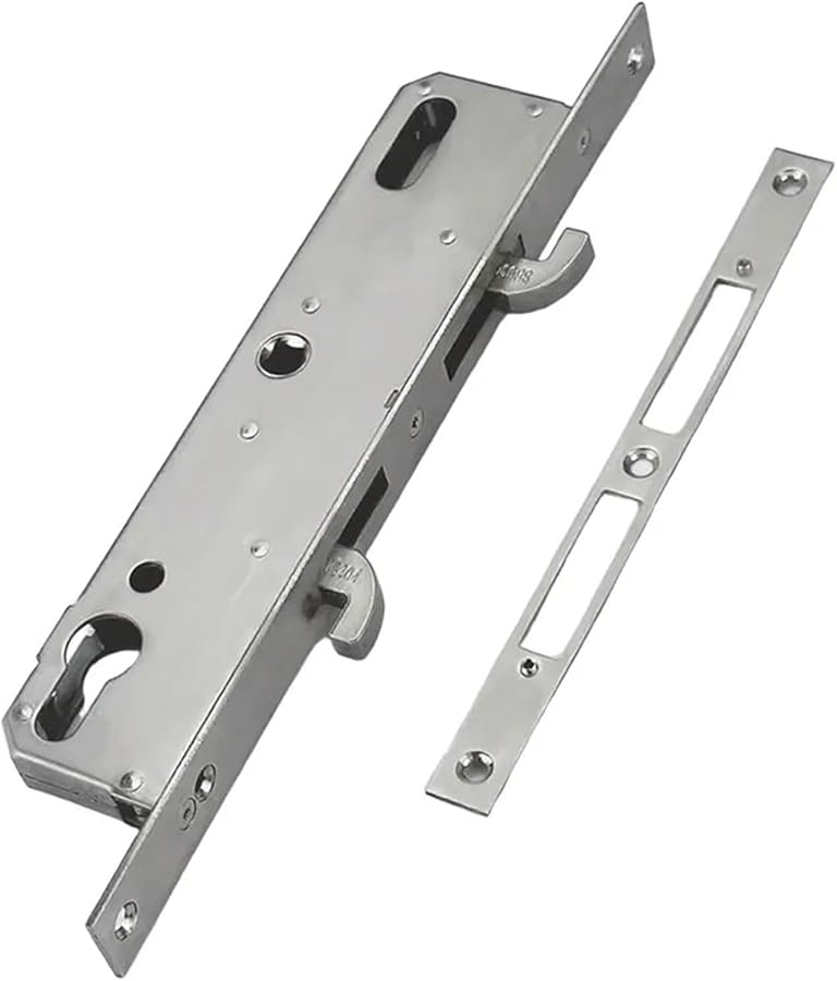 Heavy Duty Sliding Door Lock 85 Double Hook Stainless Steel Broken Bridge Aluminum Color 8520 - Image 5