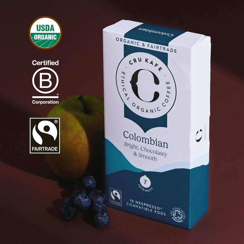 CRU Kafe Colombian Nespresso Compatible Coffee Capsules - 50 Pods - Image 2