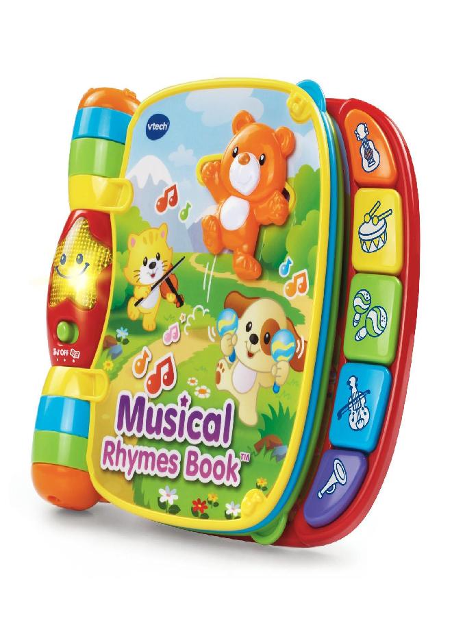 vtech - VTech Musical Rhymes Book, Red 1.74 x 8.76 x 7.48 inches - Image 1