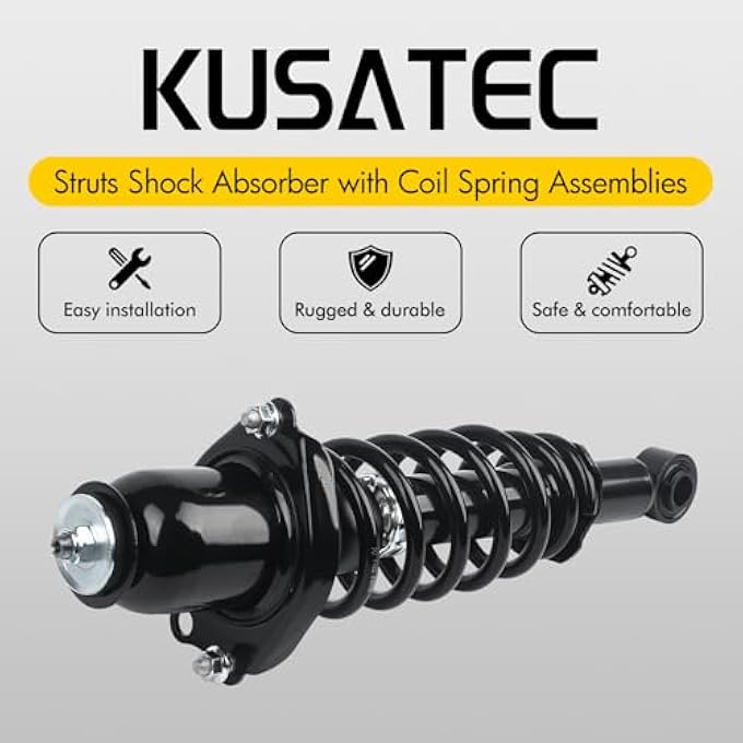 KUSATEC Rear Pair Complete Struts Shock Absorber Fit For Honda Civic For Acura Csx 20062011 172599L 172599R LeftRight Struts With Coil Spring Assemblies - Image 2