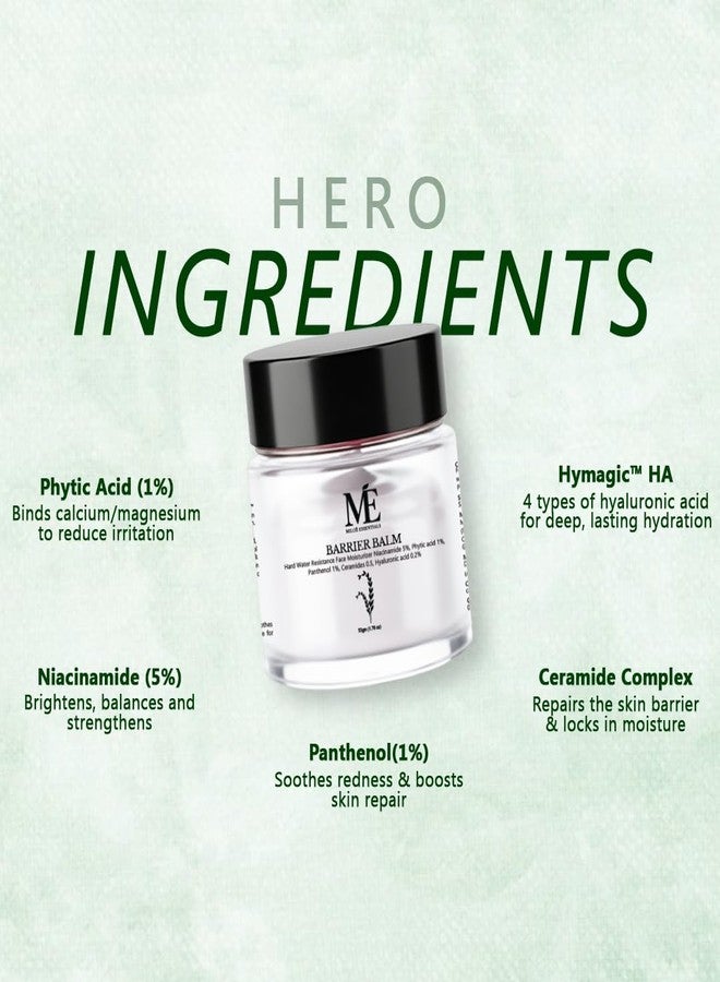 Miloe Miloé Barrier Balm Face Moisturizer 50g | Hard Water Resistant Hydrating Cream with 5% Niacinamide, Ceramide Complex & Multi-Level Hyaluronic Acid for Strong Repair, Daily Protection & Smooth Skin - Image 3