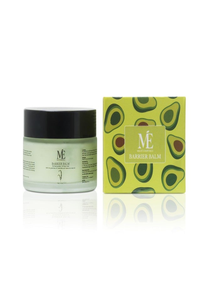 Miloe Miloé Barrier Balm Face Moisturizer 50g | Hard Water Resistant Hydrating Cream with 5% Niacinamide, Ceramide Complex & Multi-Level Hyaluronic Acid for Strong Repair, Daily Protection & Smooth Skin - Image 1