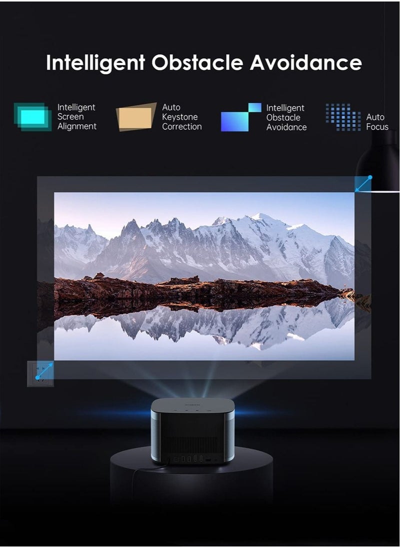 INSTARIFIC - Android 9.0 Native 1920*1080P Auto Focus Smart Home Office Wireless Co-Screen Projector With 5G WiFi and Bluetooth Support Arabic - Image 1