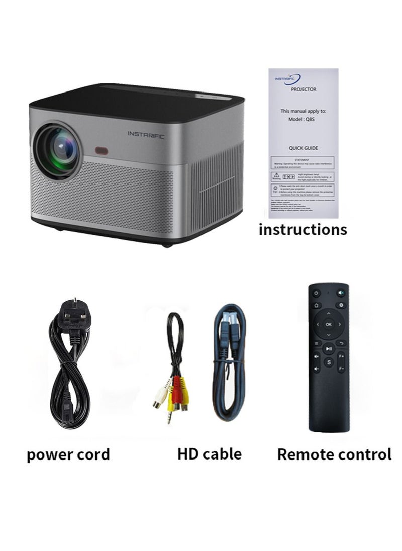 INSTARIFIC - Android 9.0 Native 1920*1080P Auto Focus Smart Home Office Wireless Co-Screen Projector With 5G WiFi and Bluetooth Support Arabic - Image 1