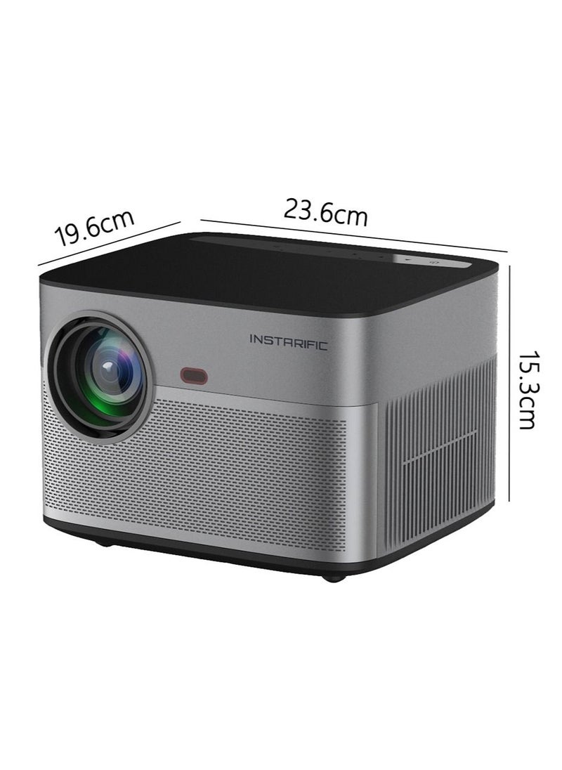 INSTARIFIC - Android 9.0 Native 1920*1080P Auto Focus Smart Home Office Wireless Co-Screen Projector With 5G WiFi and Bluetooth Support Arabic - Image 1