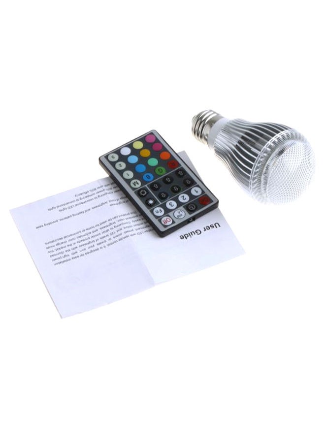 NIBEMINENT Colourful LED Light Bulb With Remote And User Manual Multicolour  - Image 1