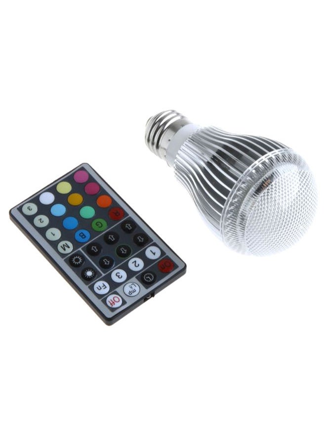 NIBEMINENT Colourful LED Light Bulb With Remote And User Manual Multicolour  - Image 2