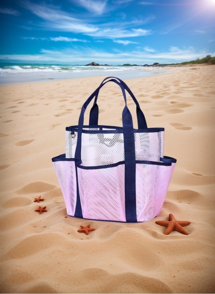 BreezeMesh Tote: Ultralight Sand-Shaking Beach Essential! - Image 1