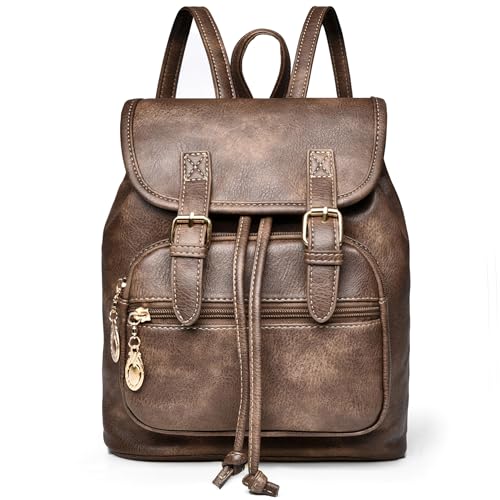 Dora & Liz Mini Backpack Purse for Women Leather Fashion Cute Small Backpacks Lightweight Travel Ladies Shoulder Bags - Image 1