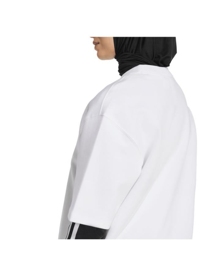adidas Originals ADICOLOR SPACER OVERSIZED TREFOIL T-Shirt - Image 3