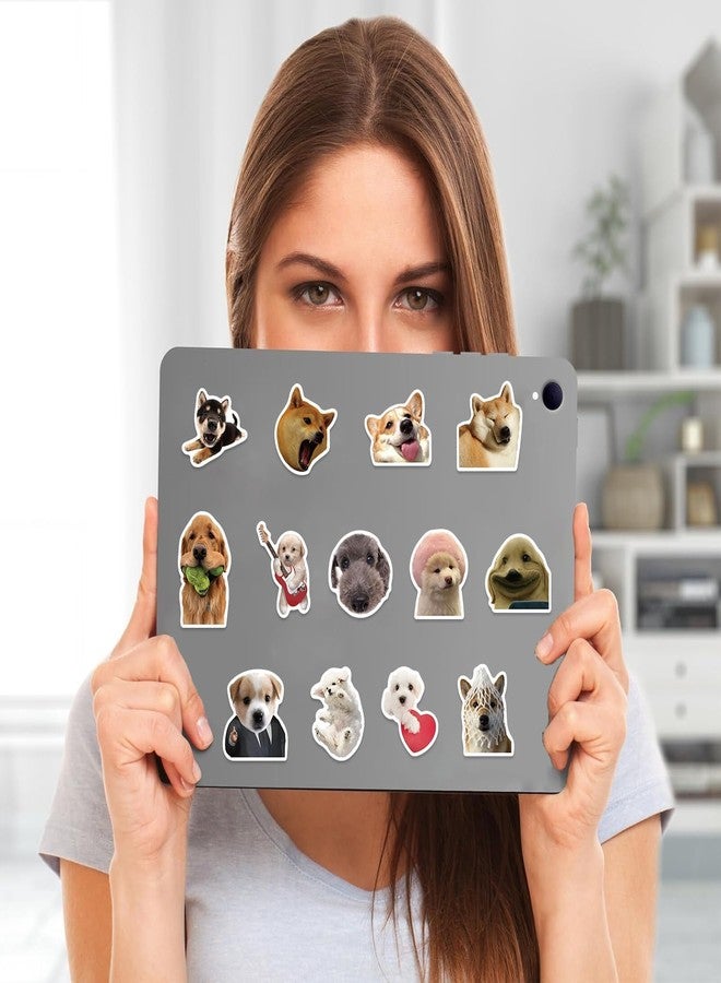 Dog Meme Stickers, Funny Dog Stickers for Kids Journaling Adults Kawaii,Cute Waterproof Vinyl Sticker for Water Bottles Laptops 50Pcs - Image 5