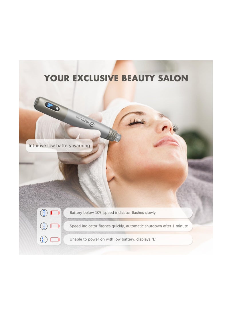 Excefore Microneedling Pen, Professional Automatic Serum Wireless Microneedling With 12 Pins Cartridges, Skinpen, Auto Pen, Microneedle Pen For Face And Body - Image 3