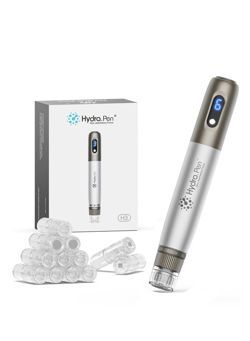 Excefore Microneedling Pen, Professional Automatic Serum Wireless Microneedling With 12 Pins Cartridges, Skinpen, Auto Pen, Microneedle Pen For Face And Body - Image 1