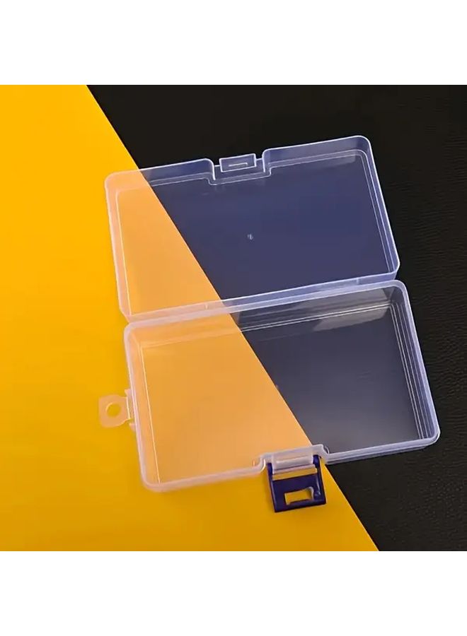 5 Pack Large Transparent Plastic Storage Boxes With Lids Waterproof Stackable Organizer Containers For Beads Earrings And Small Items Durable Rectangular File Organizers - Image 4
