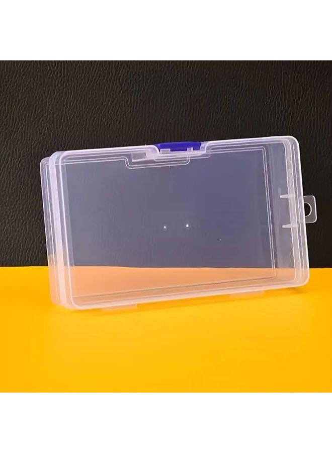 5 Pack Large Transparent Plastic Storage Boxes With Lids Waterproof Stackable Organizer Containers For Beads Earrings And Small Items Durable Rectangular File Organizers - Image 3