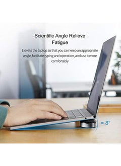 Hagibis Laptop Cooling Pad Ergonomic Laptop Stand Small Invisible Cooler Ball Portable Magnetic Foot Heat For Macbook Pro Computer Grey  - Image 2