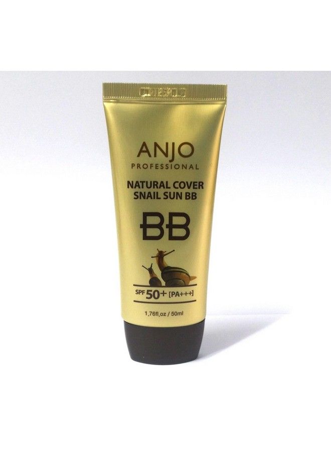 ANJO O] Natural Cover Snail Sun Bb Cream Spf 50+Pa+++ 50Ml X 1Ea / Makeup Base/Snail Mucus/Korean Cosmetics - Image 4
