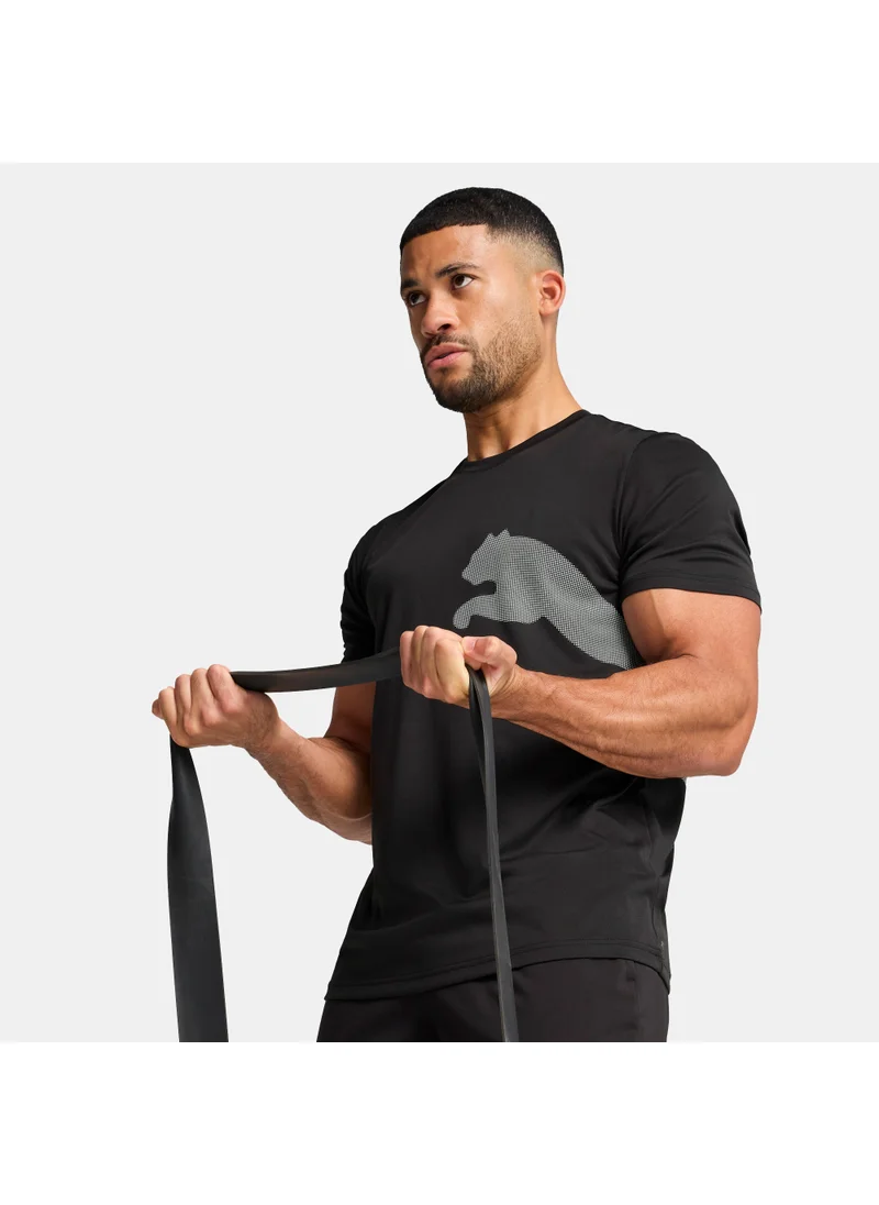 PUMA Men's Train All Day Big Logo T-Shirt