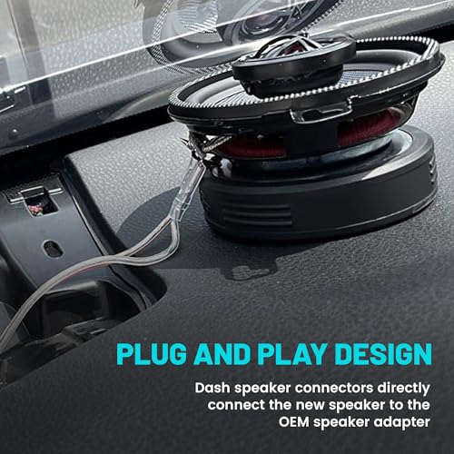 NuIth Dash Speaker Harness Connector fit for 2012-2020 Toyota Corolla/Camry/RAV4/Sienna/Highlander, Subaru 2012-2021/Lexus 2001-2014 Front Tweeter Plug Wire Adapter - Image 4