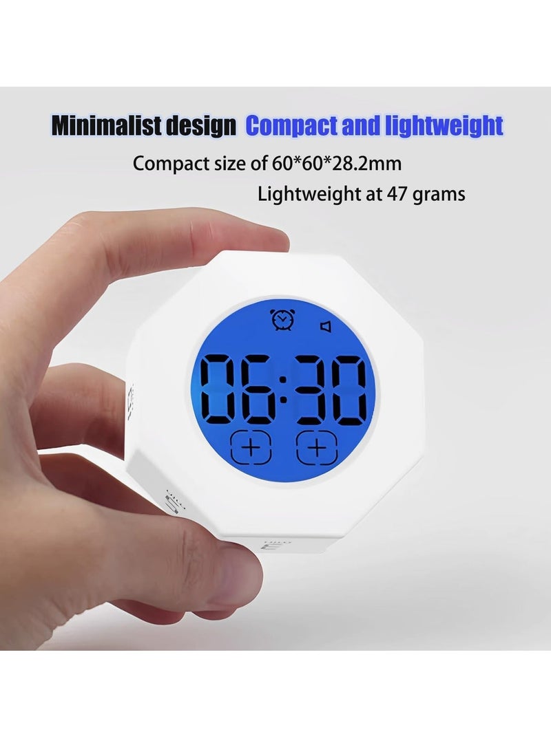 Generic - Pomodoro Timer, Gravitational Flip Focus Timer, Custom Countdown Time Mute and Adjustable Sound Alert, Octagonal Productivity Timer Cube, for Office ADHD Study Yoga - Image 1