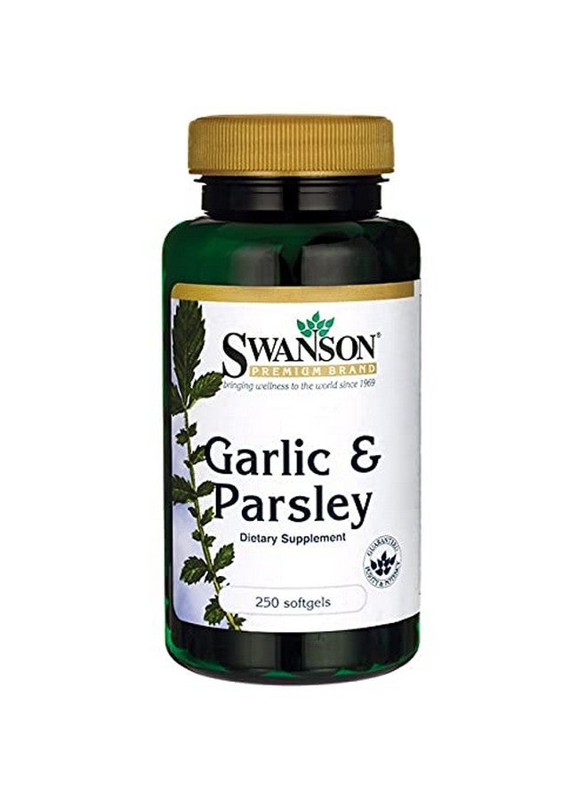 SWANSON Garlic & Parsley Promotes Heart Support And Immune Support Garlic Oil And Parsley Seed Oil Supplement For Enhanced Wellness (250 Softgels) - Image 3