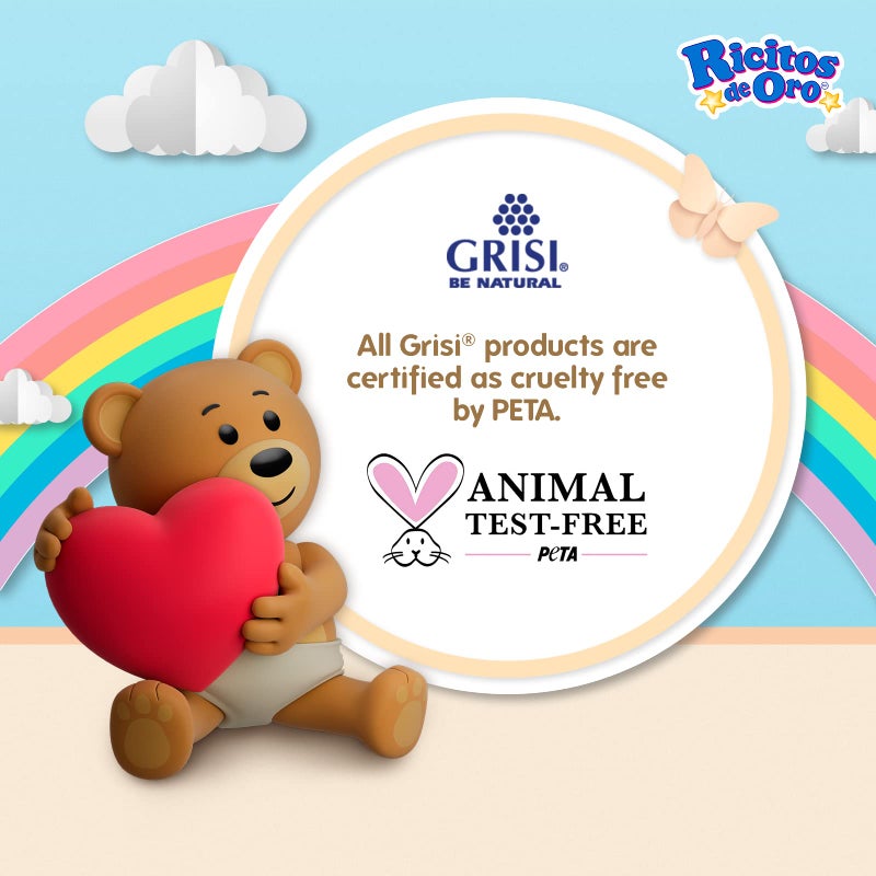 Ricitos de Oro Honey and Argan Baby Body Lotion That Helps Smooth Baby Skin -Hypoallergenic with Honey Bee Extract Delicious Scent, 2-Pack of 12.8 FL Oz Each, 2 Bottles. - Image 4