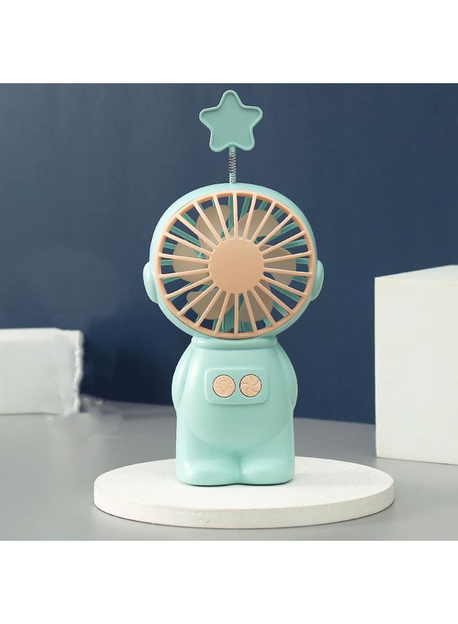 Handheld Fan Space Man Shape Quiet Mini Rechargeable Portable Night Light for School Office - Image 5