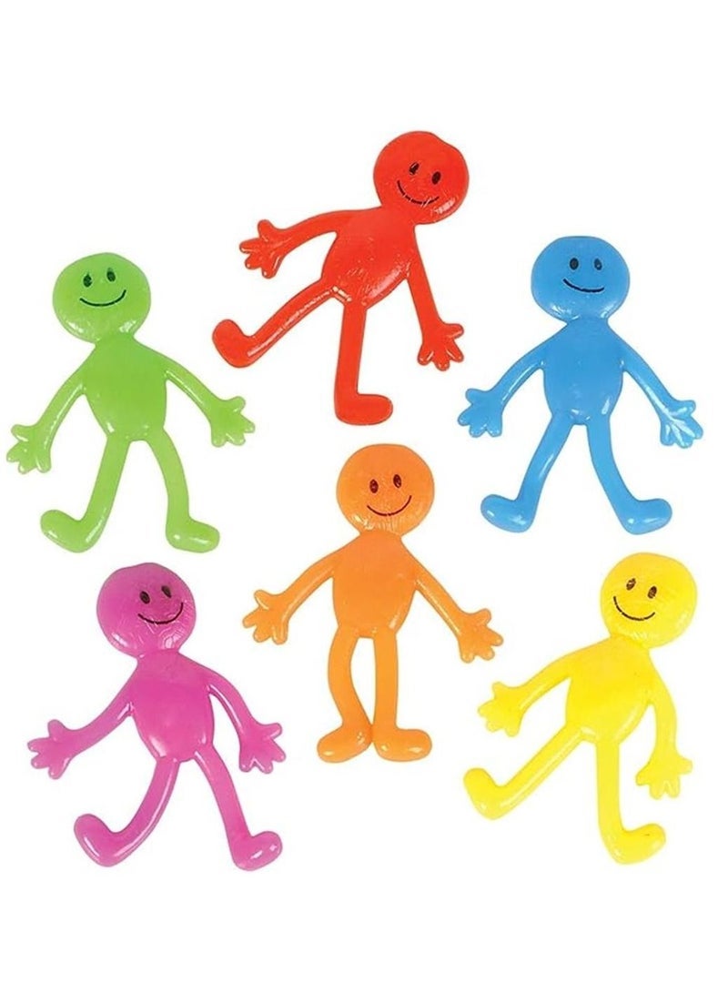 general Stretchy Bendable Man (36/100 Pack) Assorted Fun Colors, A Sticky, Stretchable, Slimy, Gooey Texture, Toy for Stress Anxiety Relief, Great Party Favor, Stocking Stuffer - Image 3