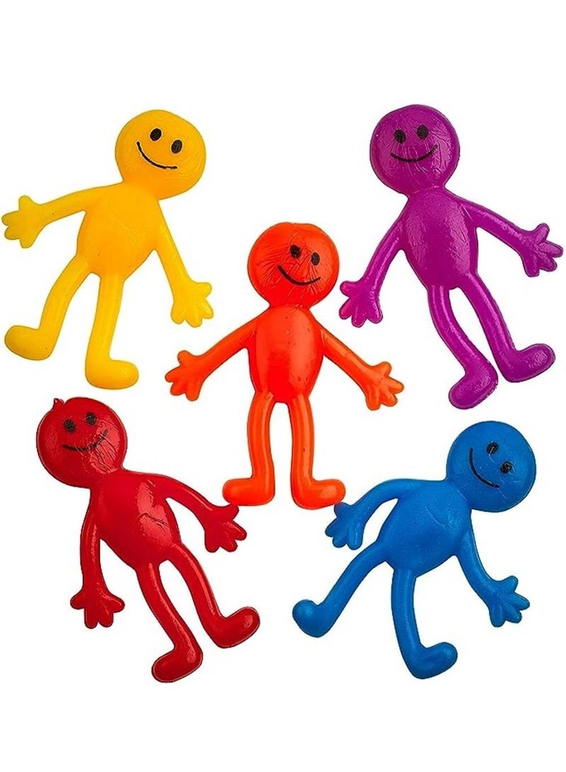 general Stretchy Bendable Man (36/100 Pack) Assorted Fun Colors, A Sticky, Stretchable, Slimy, Gooey Texture, Toy for Stress Anxiety Relief, Great Party Favor, Stocking Stuffer - Image 4