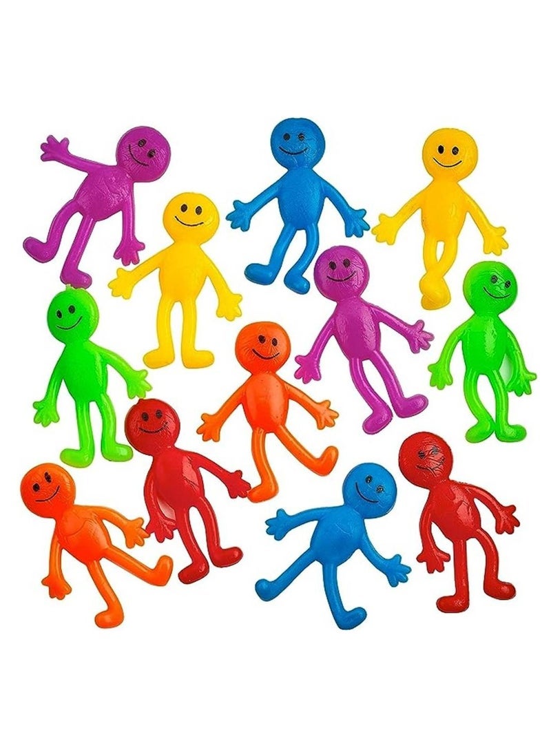 general Stretchy Bendable Man (36/100 Pack) Assorted Fun Colors, A Sticky, Stretchable, Slimy, Gooey Texture, Toy for Stress Anxiety Relief, Great Party Favor, Stocking Stuffer - Image 1