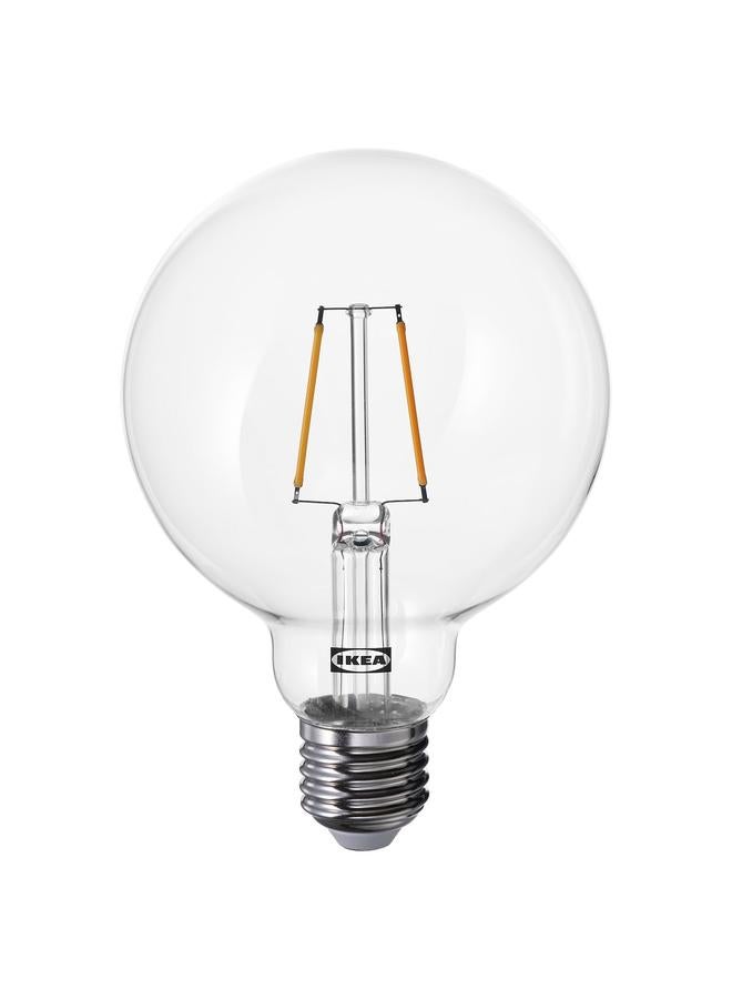 Zaboon LED bulb E27 150 lumen, globe clear, 95 mm - Image 1