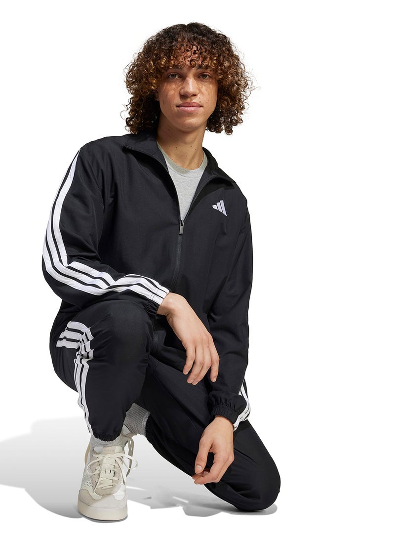 Adidas 3 Stripe Woven Tracksuit - Image 5
