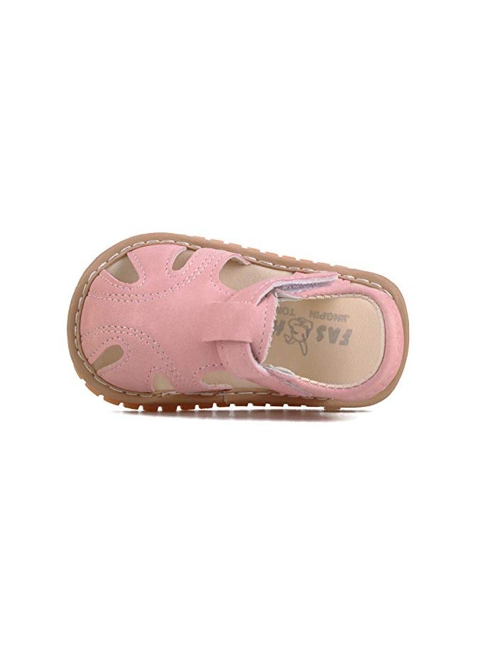 Boys Girls Summer Squeaky Sandals Closed-Toe Anti-Slip Premium Rubber Sole Toddler First Walkers Shoes - Image 3