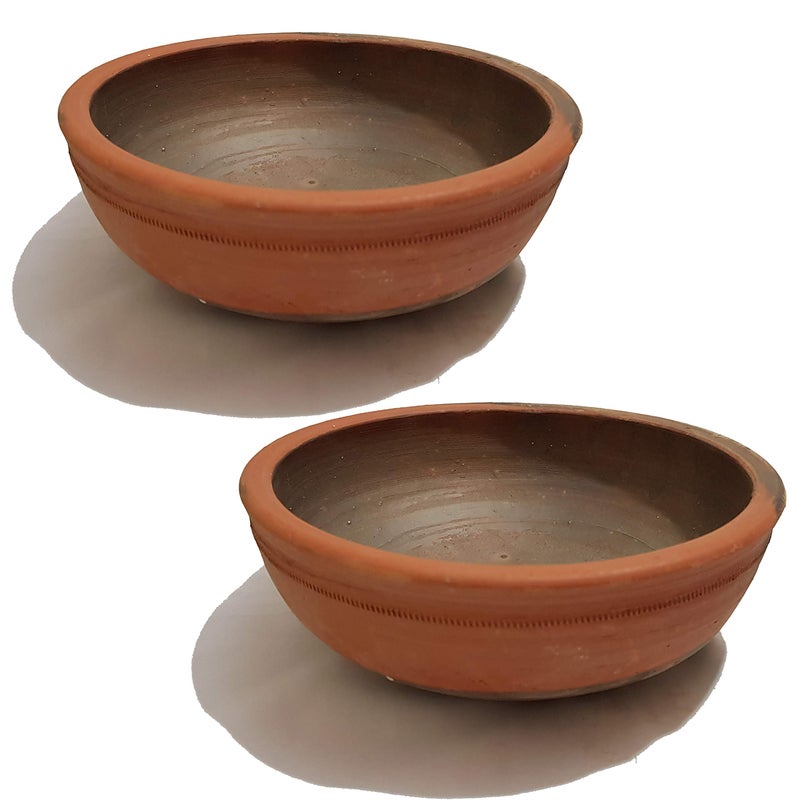Pure Source India Clay Handi Set (1.5 Liters) Brown - Image 5