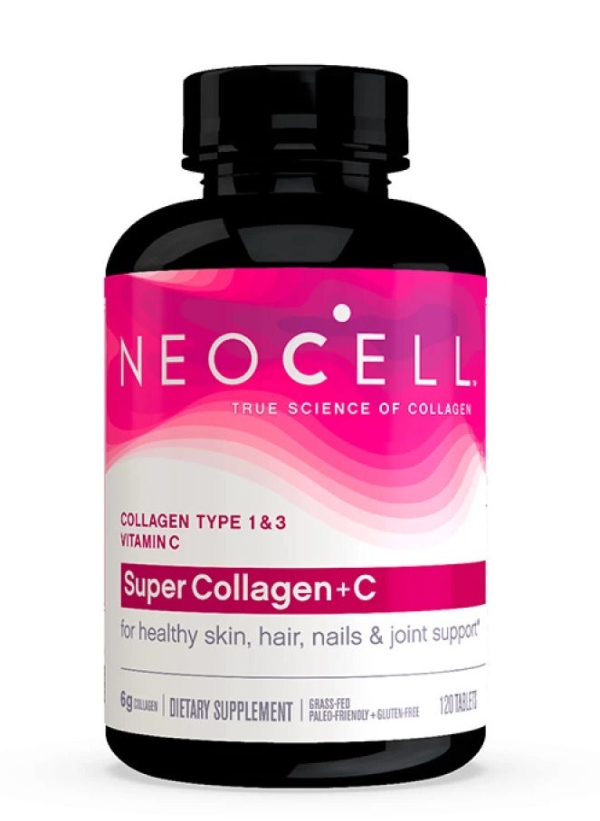 NEOCELL - Super Collagen + C Capsules 120 Tablets - Image 1