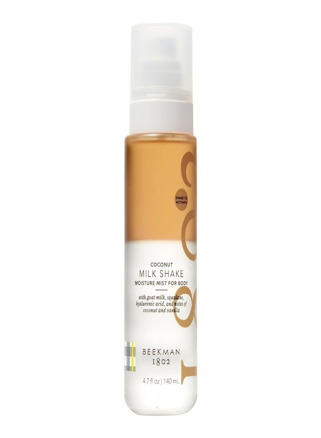 Beekman 1802 Milk Shake Body Mist - Coconut Cream 4.7 fl oz - Hyaluronic Acid, Jojoba Oil, Instantly Moisturizes, Hydrates & Softens, Good for Sensitive Skin, Cruelty Free - Image 1