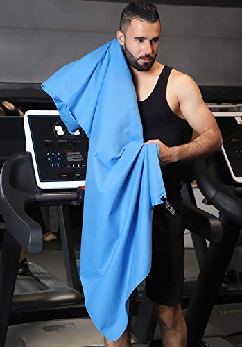 Rainleaf Microfiber Towel Perfect Travel & Gym & Camping Towel. Quick Dry - Super Absorbent - Ultra Compact - Lightweight. Suitable for Trip, Beach, Shower, Backpacking, Pool - Image 4