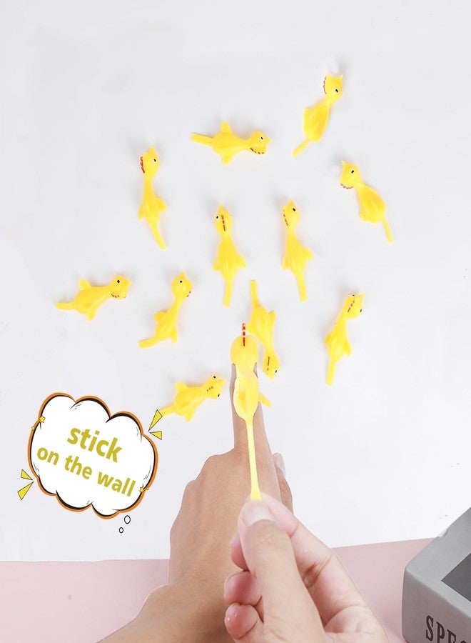LOKIPA 50PCS Flying Chicken Slingshot, Rubber Chicken Slingshot Slingshot Finger Toys for for Kids Adults Party Favors Goodie Bags Stuffers Novelty Classroom Rewards - Image 5