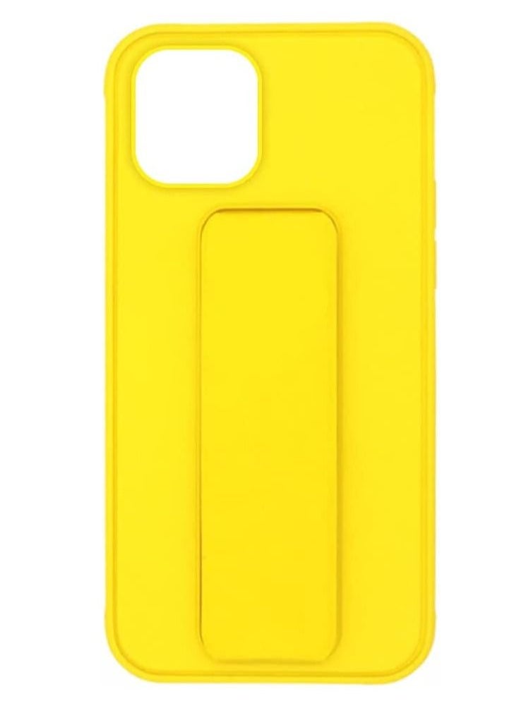 VITION Case Cover For iPhone 11 Pro max, Finger Grip  Phone holder Case Car Magnetic Multi-function 3 in 1 Shockproof Back Cover Protective Case (iPhone 11 Pro max Yellow)  - Image 2