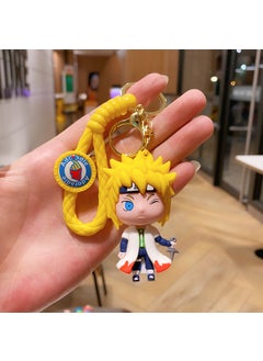 Generic Cartoon Figurine Keychain Doll Bag Charm Car Accessory Couple Gift Naruto-Waves Water Gate 