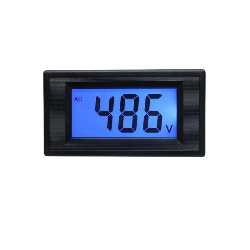 AC Voltmeter Digital Voltage Meter Volt Panel Meter AC0-500V Volt Measurement Instruments Voltage Tester DC5V 24V DC/AC8-12V(Power Supply DC24V) - Image 1