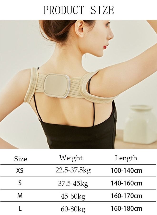 DUNISO Posture Corrector Belt for Men and Women Comfortable Adjustable Back Braces Improve Neck Shoulder Posture Bands Pain Relief for Back, Shoulders, Neck  - Image 4